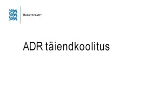 ADR koolitus pdf pdf